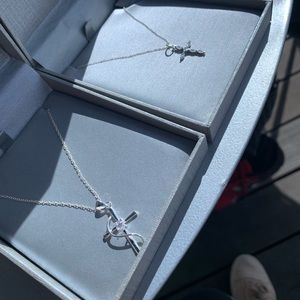 Silver cross necklaces